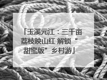 玉溪元江：三千亩荔枝映山红 解锁“甜蜜版”乡村游